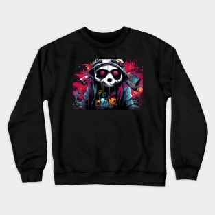 Cyberpunk Panda Crewneck Sweatshirt